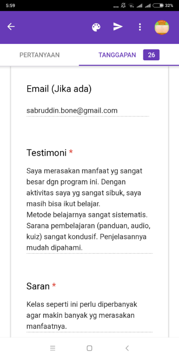 Testimoni peserta 5